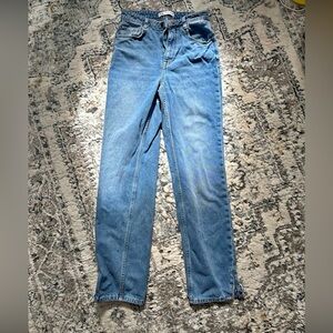 Zara Classic Blue Straight Leg Jeans